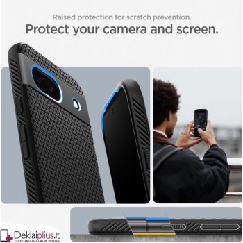 Spigen Liquid Air dėklas - juodas (Google Pixel 8A)